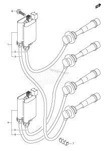 DF140 From 14001F-371001 (E40)  2003 drawing IGNITION COIL