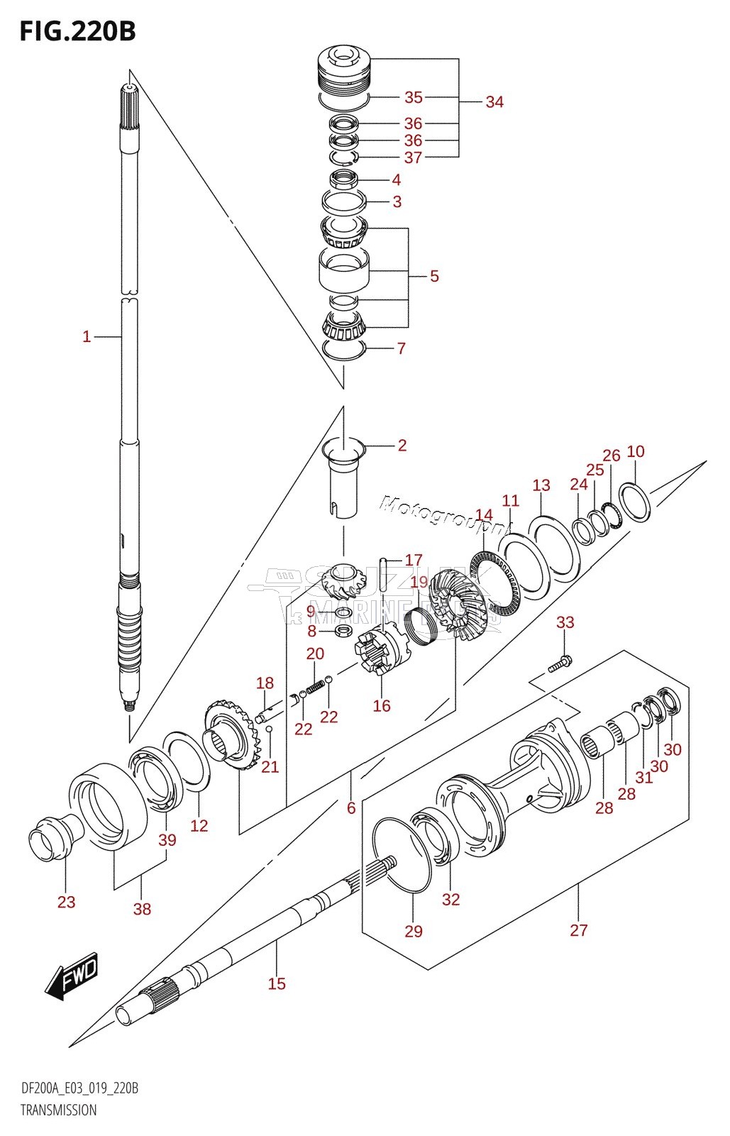 TRANSMISSION (DF200AZ,DF175AZ,DF150AZ)