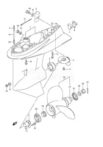 DF 115 drawing Gear Case