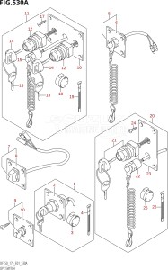 15002Z-010001 (2010) 150hp E01-Gen. Export 1 (DF150ZK10) DF150Z drawing OPT:SWITCH