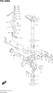 03003F-610001 (2016) 30hp P03-U.S.A (DF30AT  DF30ATH  DT30  DT30R) DF30A drawing SWIVEL BRACKET (DF30ATH:P03)