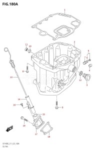 DF115BG From 11505F-240001 (E40)  2022 drawing OIL PAN