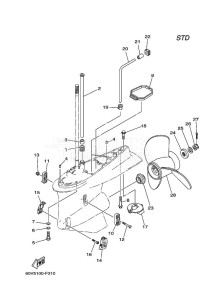 Z250D drawing LOWER-CASING-x-DRIVE-2