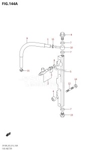 DF140A From 14003F-310001 (E03)  2013 drawing FUEL INJECTOR