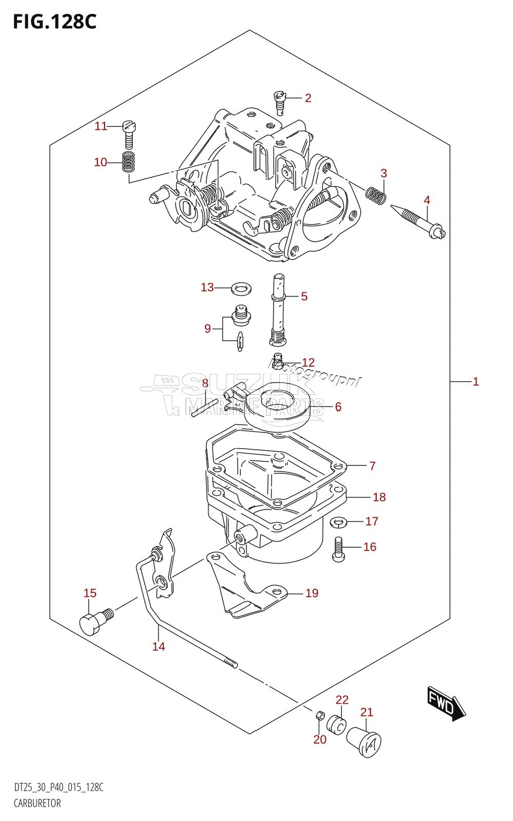 CARBURETOR (DT30R:P40)