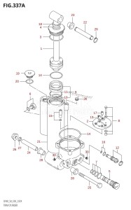 DF40 From 04001F-880001 (E03)  2008 drawing TRIM CYLINDER ((DF40T,DF50T):(X,Y))