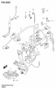 DF25A From 02504F-510001 (P03)  2015 drawing HARNESS (DF25AT:P03)