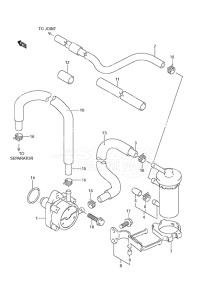 Outboard DF 140 drawing Fuel Pump