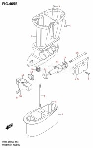 DF40A From 04005F-040001 (E34-Italy)  2020 drawing DRIVE SHAFT HOUSING (DF60A:E40)