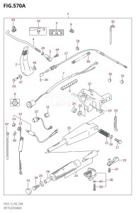 DF15 From 01502F-510001 (P03)  2005 drawing OPT:TILLER HANDLE (DF9.9R:K4)