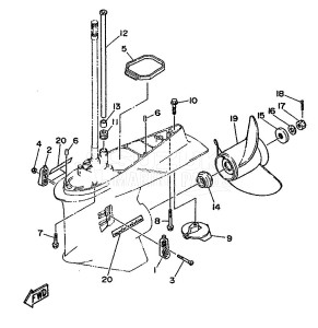 L250AET drawing LOWER-CASING-x-DRIVE-2