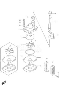 DF 25A drawing Water Pump