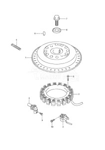 Outboard DF 140A drawing Magneto