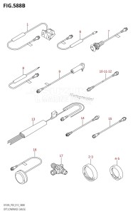 DF15A From 01504F-310001 (P03)  2013 drawing OPT:LOWRANCE GAUGE (DF15AR:P03)