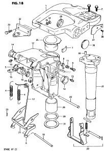 DT40 From 04003-401001 ()  1984 drawing SWIVEL BRACKET