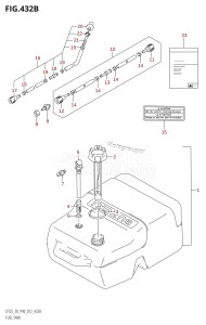 DT25 From 02503K-210001 (P36-)  2012 drawing FUEL TANK (DT25K:P36)