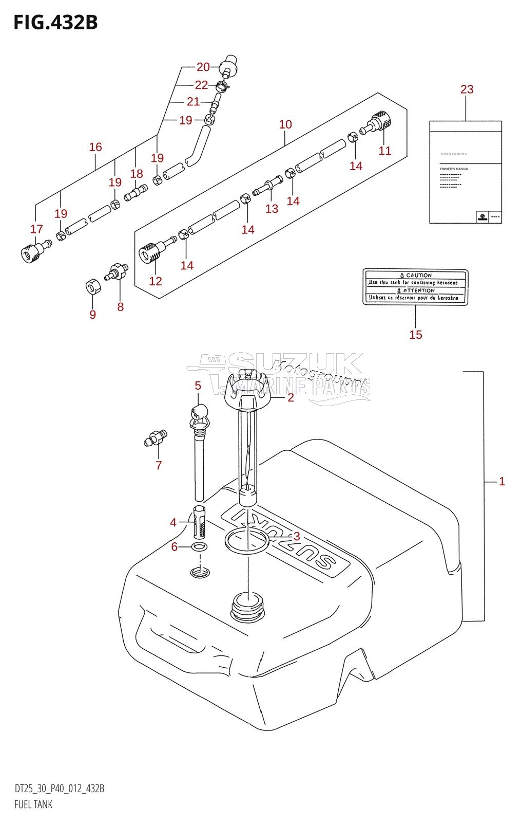 FUEL TANK (DT25K:P36)