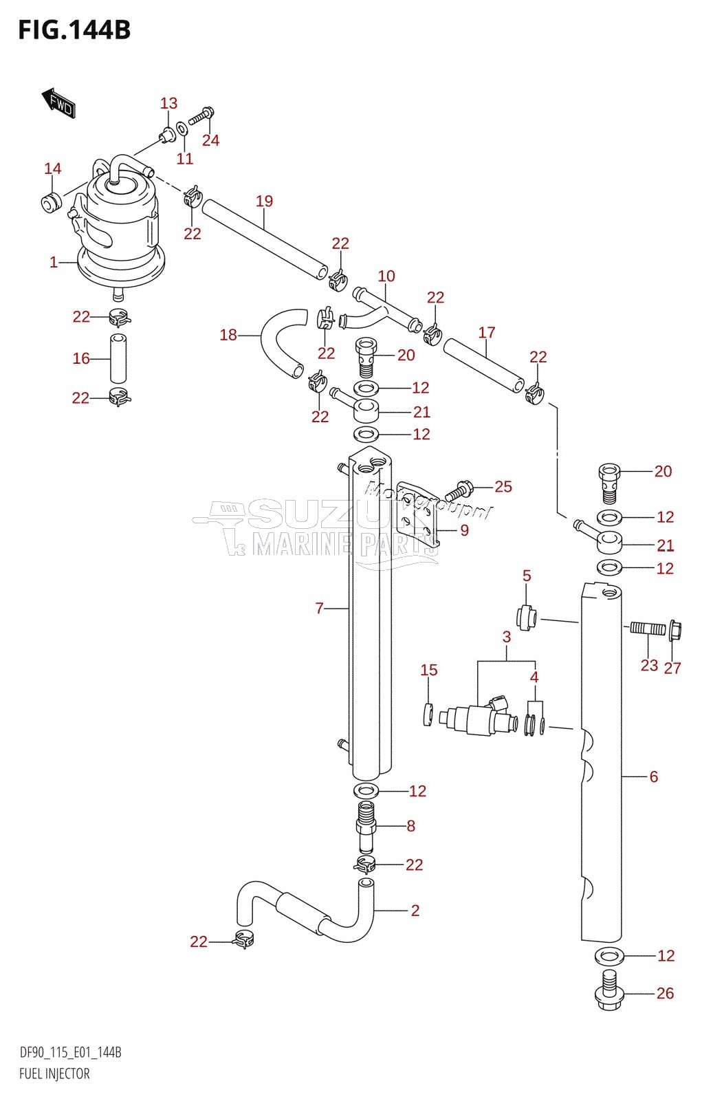 FUEL INJECTOR (K1,K2,K3,K4,K5,K6,K7,K8,K9,K10,011)