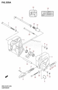 DF9.9A From 00994F-410001 (P01)  2014 drawing CLAMP BRACKET (DF8A,DF9.9A)