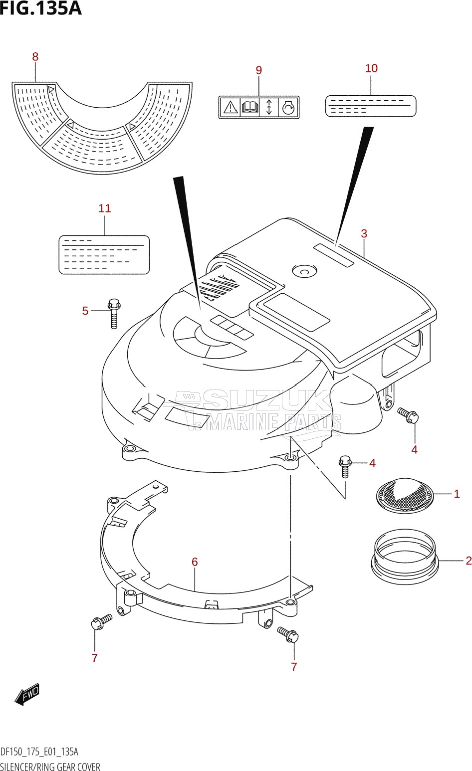 SILENCER / RING GEAR COVER