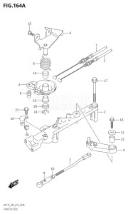 15002Z-610001 (2016) 150hp E03-USA (DF150Z) DF150Z drawing THROTTLE ROD (DF150T:E03)