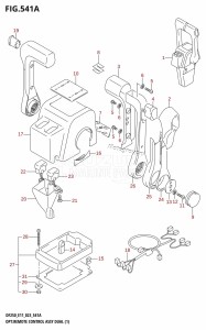 DF225T From 22503F-040001 (E01 E03 E40)  2020 drawing OPT:REMOTE CONTROL ASSY DUAL (1)