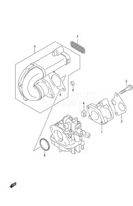 Outboard DF 9.9 drawing Inlet Manifold