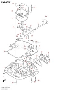 DF225T From 22503F-210001 (E01)  2012 drawing ENGINE HOLDER (DF225T:E40)