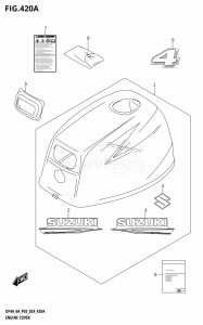 DF6A From 00603F-440001 (P03 )  2024 drawing ENGINE COVER (DF4A)