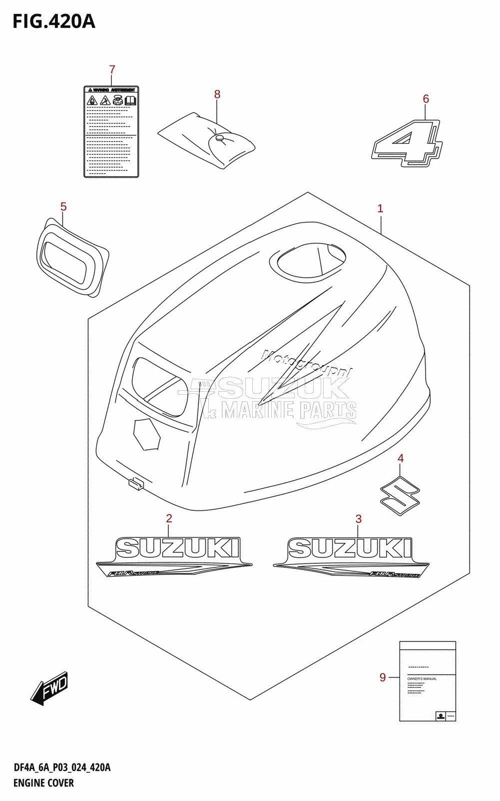 ENGINE COVER (DF4A)