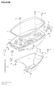 DT15 From 01503K-210001 (P36-)  2012 drawing LOWER COVER (DT9.9K:P40)