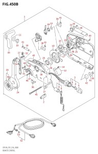 00994F-610001 (2016) 9.9hp P01-Gen. Export 1 (DF9.9A  DF9.9AR) DF9.9A drawing REMOTE CONTROL (DF9.9AR:P01)