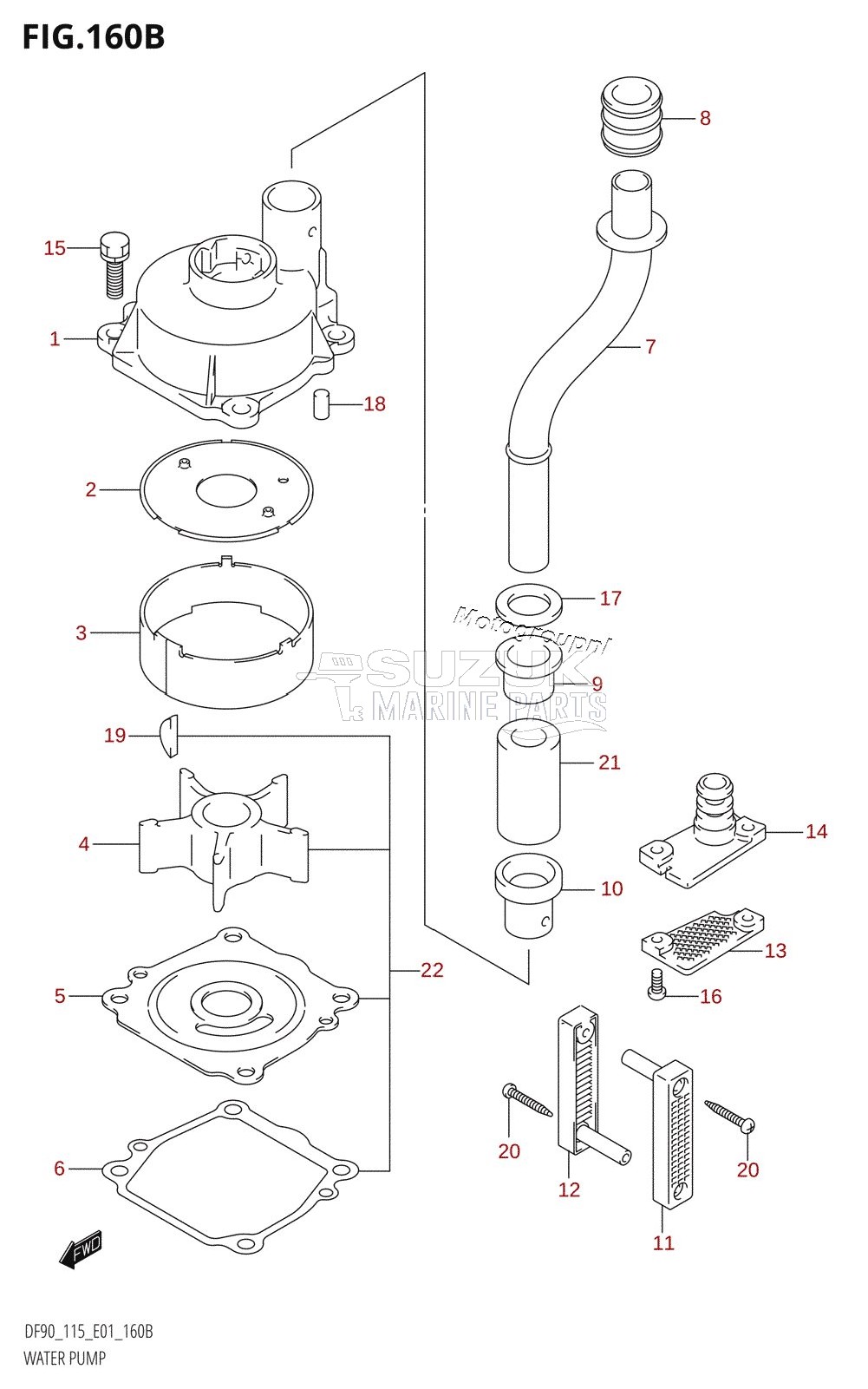 WATER PUMP (DF115WT)