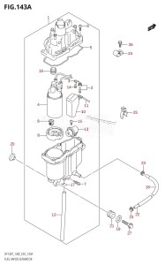 DF140 From 14001F-510001 (E03)  2005 drawing FUEL VAPOR SEPARATOR