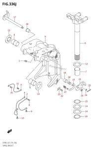 DF80A From 08002F-410001 (E01 E40)  2014 drawing SWIVEL BRACKET (DF90ATH:E01)