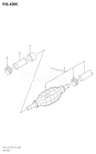 DF175T From 17502F-210001 (E01 E40)  2012 drawing FUEL HOSE (DF150Z:E40)