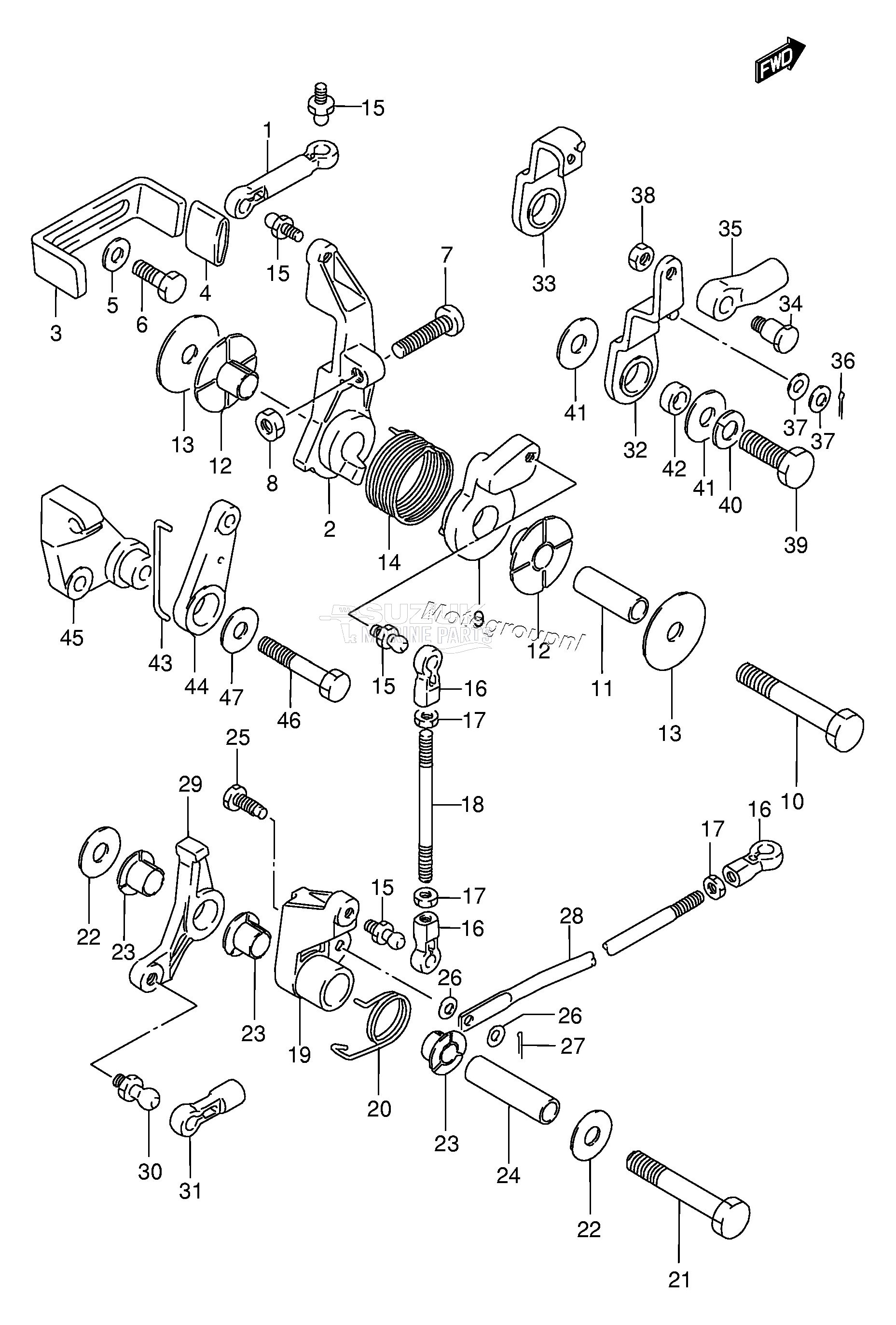 THROTTLE LINK (WT,WQ,WHQ,MQ ~MODEL:94)