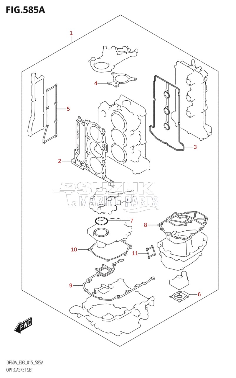 OPT:GASKET SET