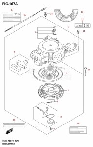 DF20A From 02002F-510001 (P03)  2015 drawing RECOIL STARTER (DF9.9B:P03)