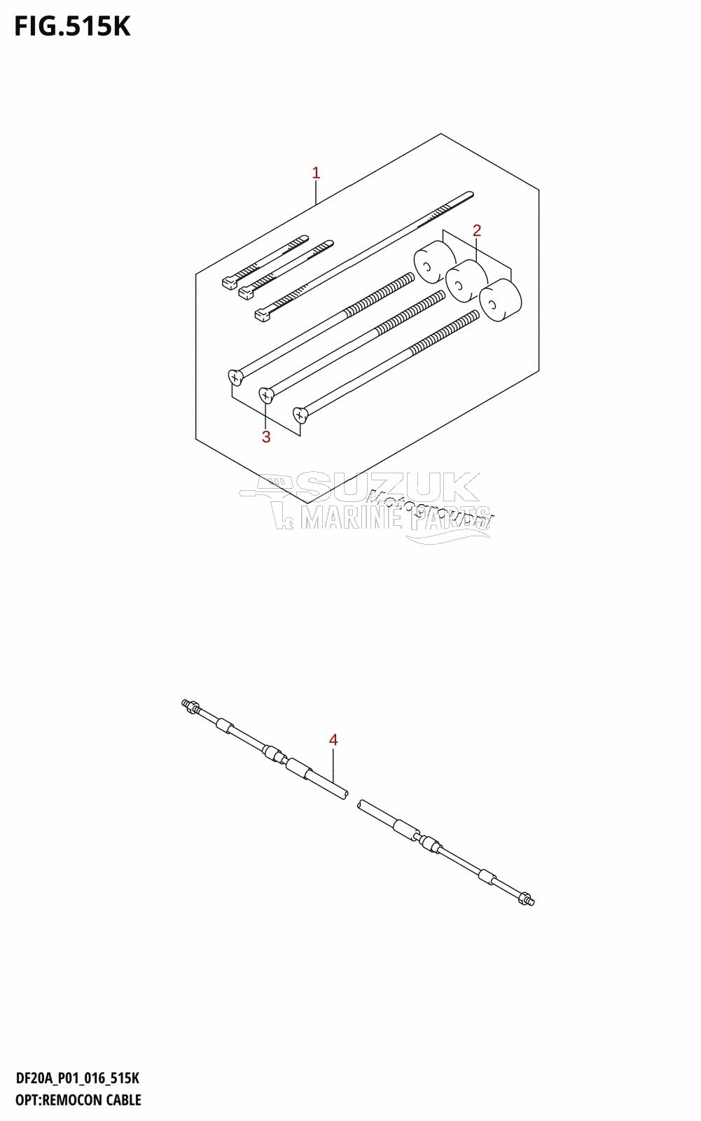 OPT:REMOCON CABLE (DF20AT:P01)