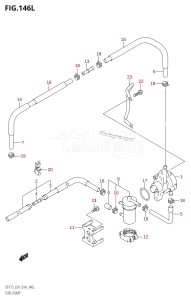 DF175ZG From 17502Z-410001 (E01 E40)  2014 drawing FUEL PUMP (DF175TG:E01)