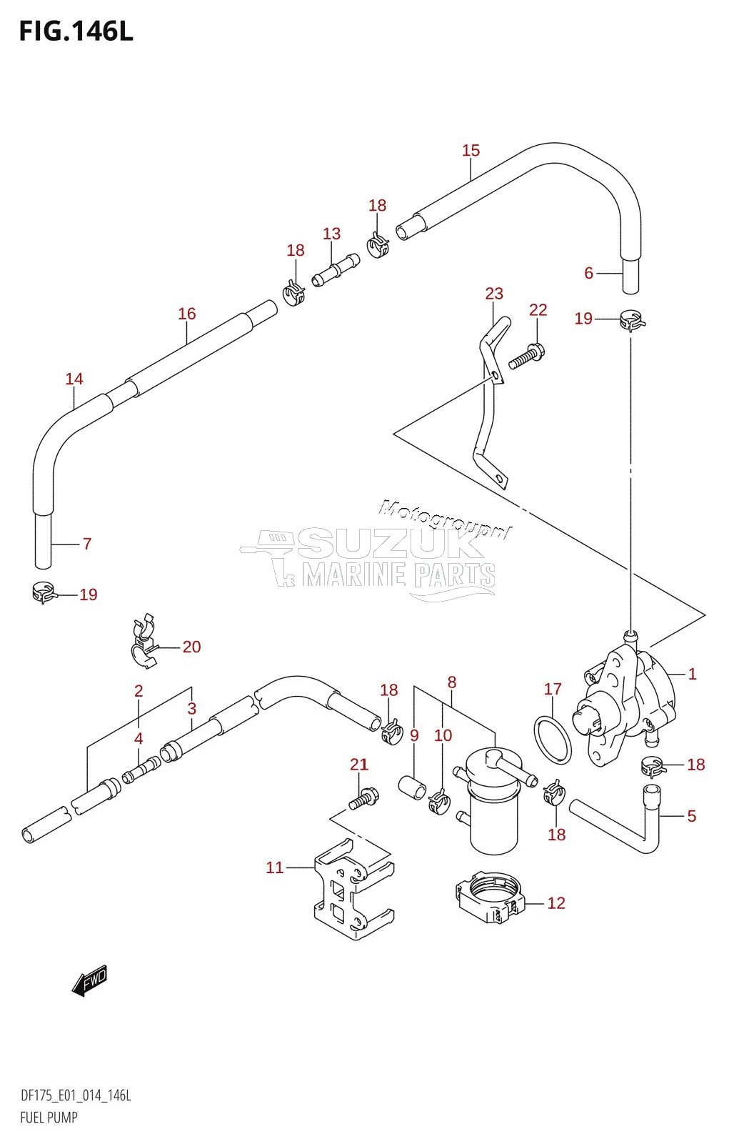 FUEL PUMP (DF175TG:E01)