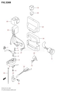 DF200 From 20002F-410001 (E01 E40)  2014 drawing PTT SWITCH /​ ENGINE CONTROL UNIT (DF200T:E40)