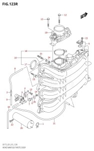 DF175TG From 17502F-510001 (E01 E40)  2015 drawing INTAKE MANIFOLD /​ THROTTLE BODY (DF175ZG:E01)