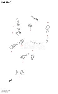 DF25 From 02503F-310001 (E01)  2013 drawing SENSOR /​ SWITCH (DF25Q:E01)