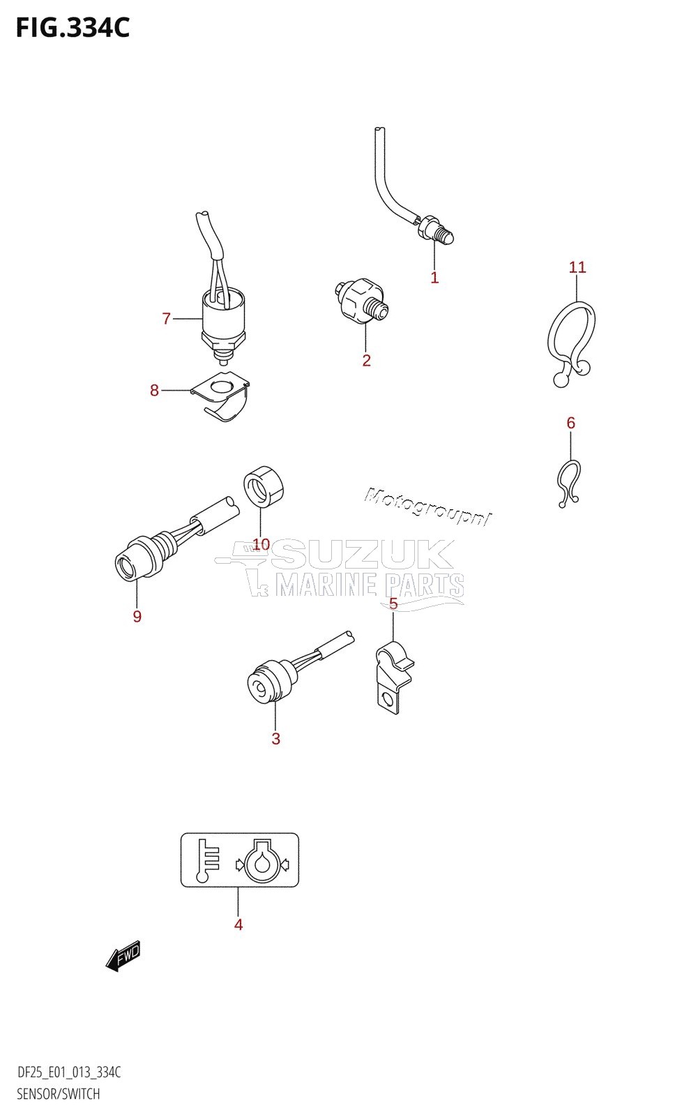 SENSOR /​ SWITCH (DF25Q:E01)