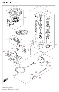 DF8A From 00801F-510001 (P01)  2015 drawing OPT:STARTING MOTOR (MANUAL STARTER) (DF9.9A:P01:M-STARTER)