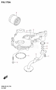 DF40A From 04003F-210001 (E01)  2012 drawing OIL PUMP