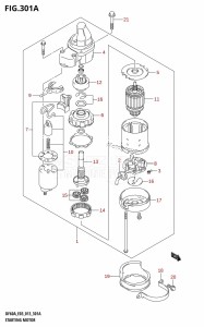 DF50A From 05003F-310001 (E03)  2013 drawing STARTING MOTOR