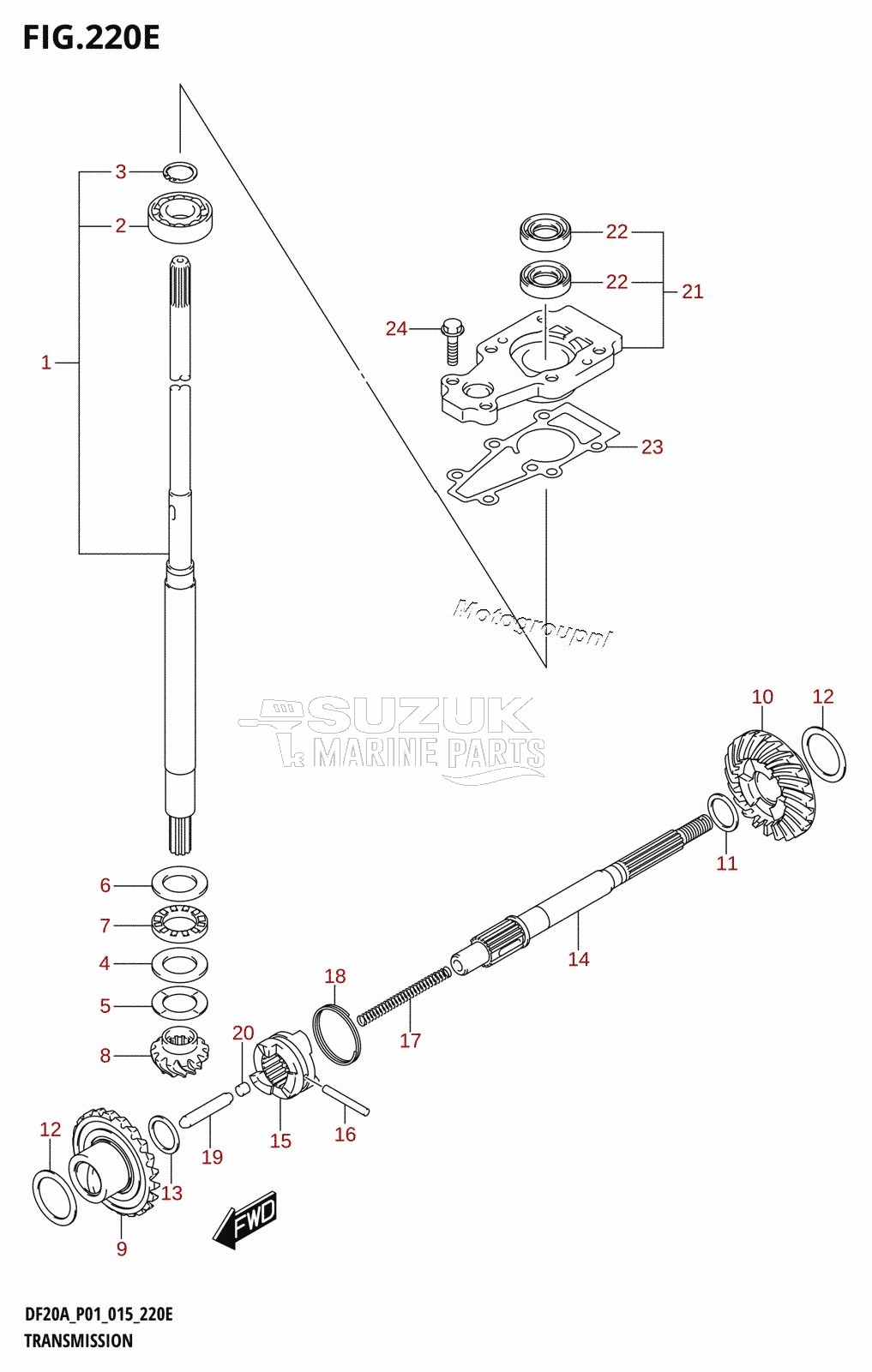 TRANSMISSION (DF15AR:P01)